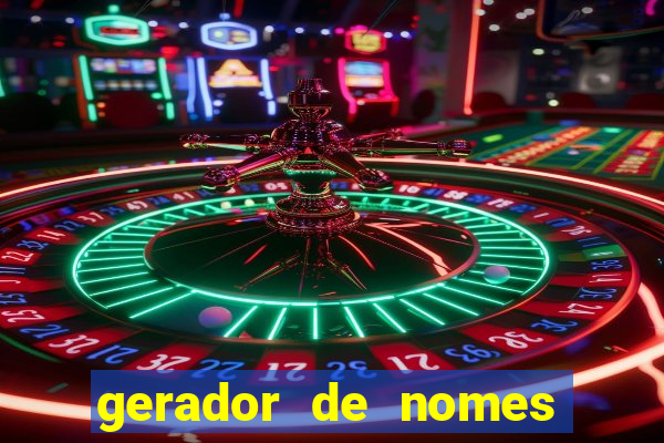 gerador de nomes para jogos